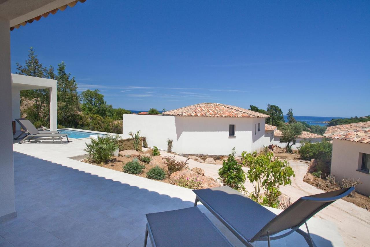 Les Villas de la Résidence U Veniqui Favone Esterno foto