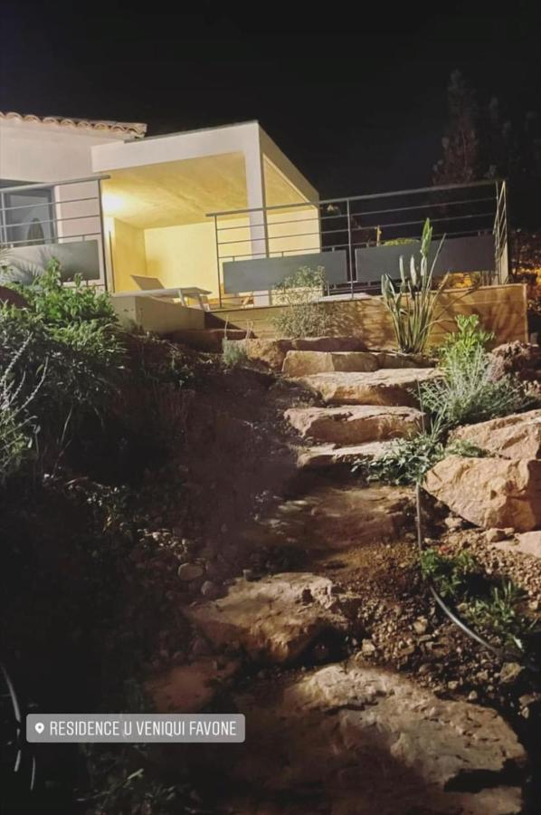 Les Villas de la Résidence U Veniqui Favone Esterno foto
